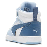 Puma Rebound V6 Mid Celeste Scarpe Infant Bambino Sportive Sneakers 396542 32