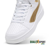 Puma Rebound Metallic Dream Bianco Oro Scarpe Shoes Donna Sportive Sneakers 397474 01