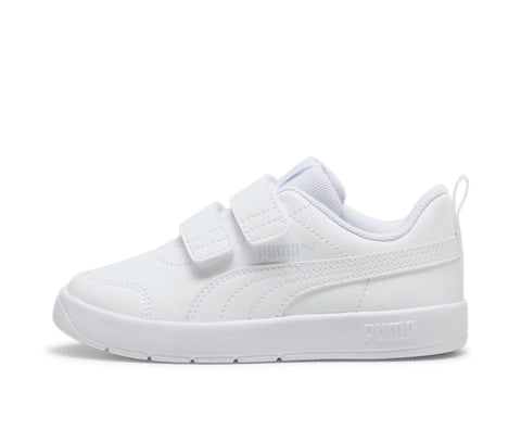 Puma Courtflex Bianco Scarpe Bambino Bambina Sportive Sneakers 397642 02