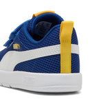 Puma Courtflex V3 Mesh Blu Scarpe Infant Bambino Sportive Sneakers 398086 05