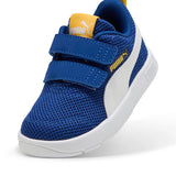 Puma Courtflex V3 Mesh Blu Scarpe Infant Bambino Sportive Sneakers 398086 05