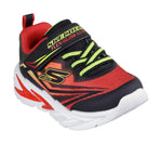 Skechers Lights Glow Ultra Nero Rosso Scarpe Bambino Infant Sneakers 400139N BKRD