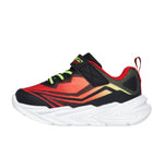 Skechers Lights Glow Ultra Nero Rosso Scarpe Bambino Infant Sneakers 400139N BKRD
