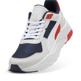 Puma Trinity 2 LT Bianco Blu Rosso Scarpe Uomo Sportive Sneakers 400231 03
