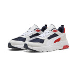Puma Trinity 2 LT Bianco Blu Rosso Scarpe Uomo Sportive Sneakers 400231 03