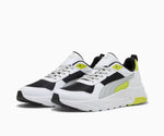 Puma Trinity 2 LT Bianco Nero Lime Scarpe Uomo Sportive Sneakers 400231 05