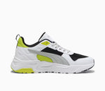 Puma Trinity 2 LT Bianco Nero Lime Scarpe Uomo Sportive Sneakers 400231 05