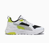 Puma Trinity 2 LT Bianco Nero Lime Scarpe Uomo Sportive Sneakers 400231 05