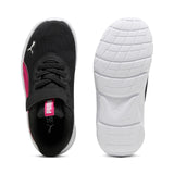 Puma FlexFocus Nero Fucsia Scarpe Bambina Sportive Running 401519 05