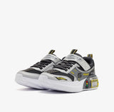 Skechers Garage Argento Scarpe Bambino Sportivo Sneakers 402150L SLBK