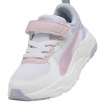 Puma TrinityLite Blurry Bianco Rosa Lilla Scarpe Shoes Bambina Sportive Sneakers 402266 01