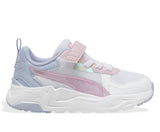 Puma TrinityLite Blurry Bianco Rosa Lilla Scarpe Shoes Bambina Sportive Sneakers 402266 01