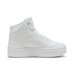 Puma Rebound Femme Mid Bianco Scarpe Donna Sportive Sneakers 402594 01