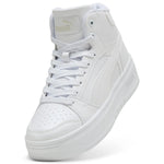Puma Rebound Femme Mid Bianco Scarpe Donna Sportive Sneakers 402594 01