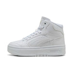 Puma Rebound Femme Mid Bianco Scarpe Donna Sportive Sneakers 402594 01