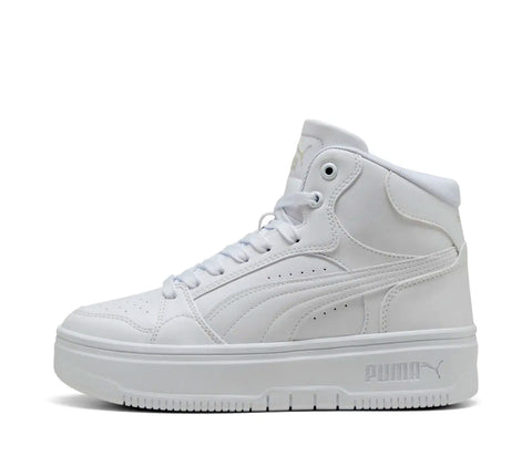 Puma Rebound Femme Mid Bianco Scarpe Donna Sportive Sneakers 402594 01