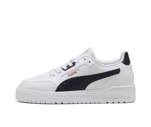 Puma Shuffle Downtown Bianco Blu Scarpe Uomo Sportive Sneakers 402596 04