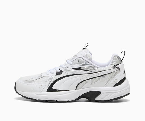 Puma Milenio Tech Bianco Nero Scarpe Uomo Sportive Sneakers 402623 01
