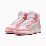 Puma Rebound V6 Mid Rosa Scarpe Shoes Donna Sportive Sneakers 402768 01