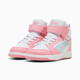 Puma Rebound Mid SpaceBelle Rosa Scarpe Infant Bambina Sportive Sneakers 402769 01