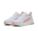 Puma Trinity Lite Bianco Rosa Scarpe Donna Sportive Sneakers 403703 04