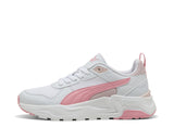 Puma Trinity Lite Bianco Rosa Scarpe Donna Sportive Sneakers 403703 04