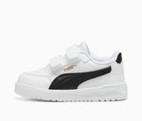 Puma Shuffle Downtown Bianco Nero Scarpe Infant Bambino Sneakers 403741 02