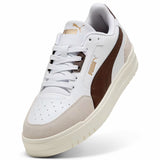 Puma Shuffle Downtown Bianco Marrone Scarpe Uomo Sportive Sneakers 403840 04