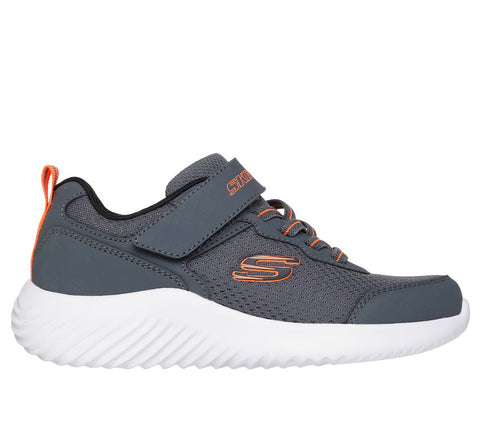 Skechers Bounder Techrox Grigio Scarpe Bambino Sportivo Sneakers 403906L CHAR