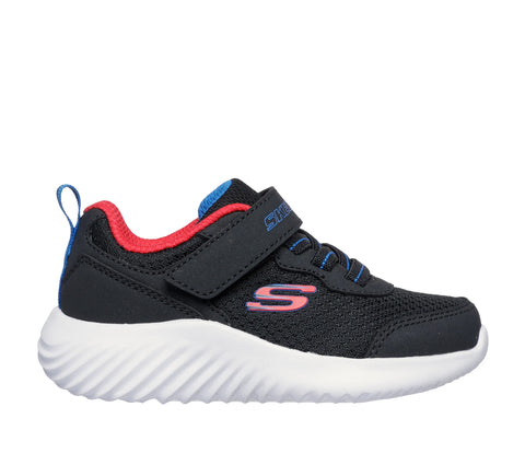 Skechers Bounder Techrox Nero Scarpe Bambino Infant Sneakers 403906N BLK