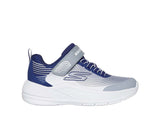 Skechers Microspec Grigio Blu Scarpe Bambino Sportive Running 403926L NVLG