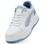 Puma Rebound Femme Space Belle Bianco Lilla Scarpe Donna Sportive Sneakers 404106 02