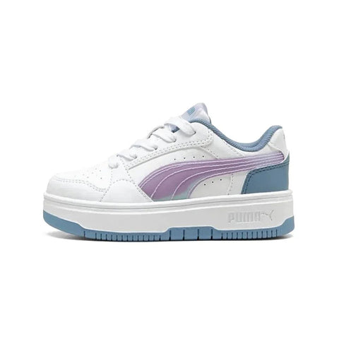 Puma Rebound Femme Space Belle Bianco Scarpe Bambina Sportive Sneakers 404107 02