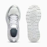 Puma Trinity 2 Metallic Bianco Argento Scarpe Donna Sportive Sneakers 404746 01