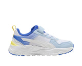 Puma Trinity 2 Come On Bianco Celeste Scarpe Bambino Sportive Sneakers 405020 01