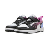 Puma Rebound Nero Lavanda Scarpe Infant Bambina Sportive Sneakers 405058 02