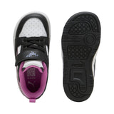 Puma Rebound Nero Lavanda Scarpe Infant Bambina Sportive Sneakers 405059 02