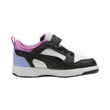 Puma Rebound Nero Lavanda Scarpe Infant Bambina Sportive Sneakers 405059 02