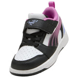 Puma Rebound Nero Lavanda Scarpe Infant Bambina Sportive Sneakers 405059 02