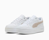 Puma Rebound Femme Low Topcat Bianco Scarpe Donna Sportive Sneakers 406062 02