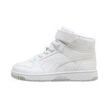 Puma Rebound Slam Mid Bianco Scarpe Bambino Sportive Sneakers 408801 02