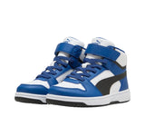 Puma Rebound Slam Mid Bianco Blu Scarpe Bambino Sportive Sneakers 408801 03