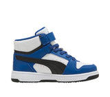 Puma Rebound Slam Mid Bianco Blu Scarpe Bambino Sportive Sneakers 408801 03