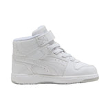 Puma Rebound Slam Mid Bianco Scarpe Infant Bambino Sneakers 408802 02