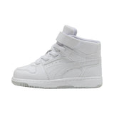 Puma Rebound Slam Mid Bianco Scarpe Infant Bambino Sneakers 408802 02