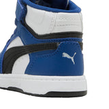 Puma Rebound Slam Mid Bianco Blu Scarpe Infant Bambino Sneakers 408802 03