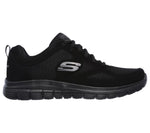 Skechers Burns Agoura Nero Scarpe Uomo Sportive Running Fitness 52635 BBK