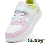 Puma Caven 2.0 Block Bianco Rosa Scarpe Bambina Sportive Sneakers 394462 07