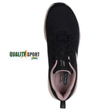 Skechers Vapor Foam Nero Scarpe Donna Sportive Palestra Running 150025 BKRG