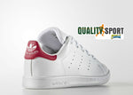 Adidas Stan Smith Bianco Fucsia Scarpe Bambina Sportive Sneakers BA8377